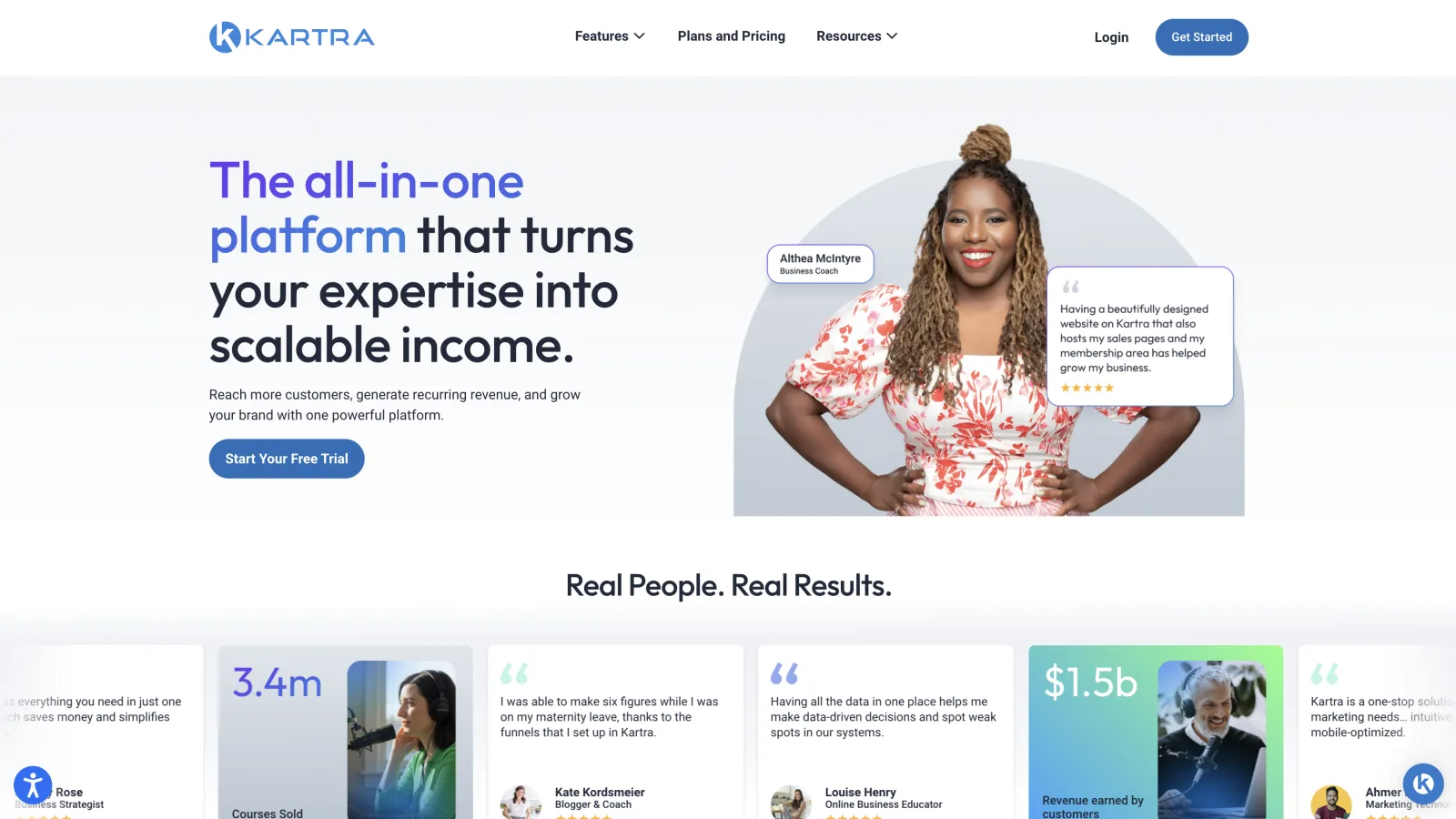 Kartra all-in-one marketing platform